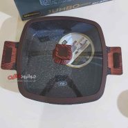 تابه زیو مربعی سایز 26 طرح جامبو دو دسته ZLC-8352 T26 ZIO