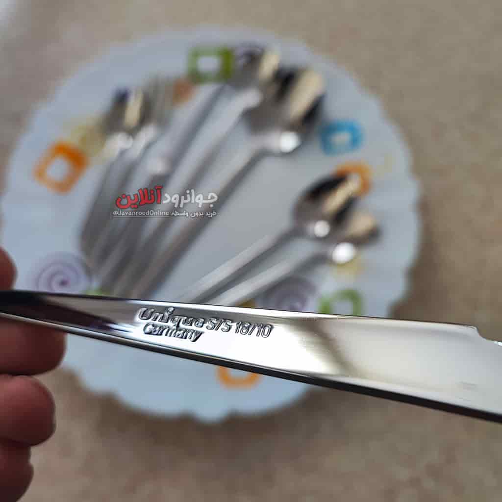 سرویس قاشق چنگال یونیک طرح ناخنی 144 پارچه 24 نفره اورجینال UN-2024
