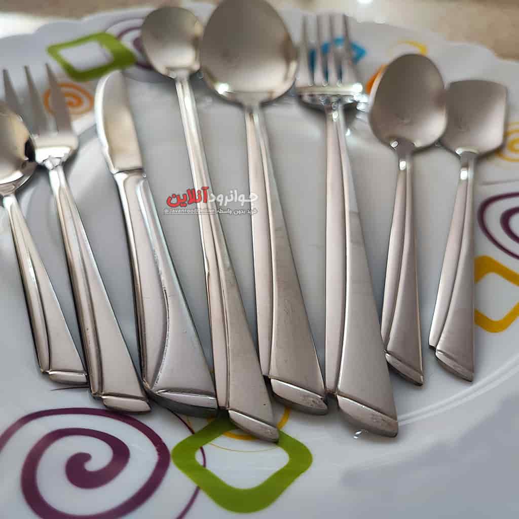 سرویس قاشق چنگال یونیک طرح ناخنی 144 پارچه 24 نفره اورجینال UN-2024