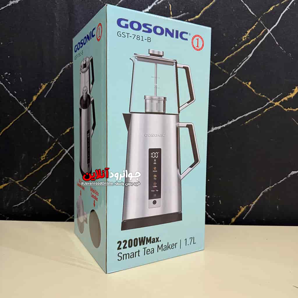 چای ساز گوسونیک GST-781-B 1 پنل لمسی روهم