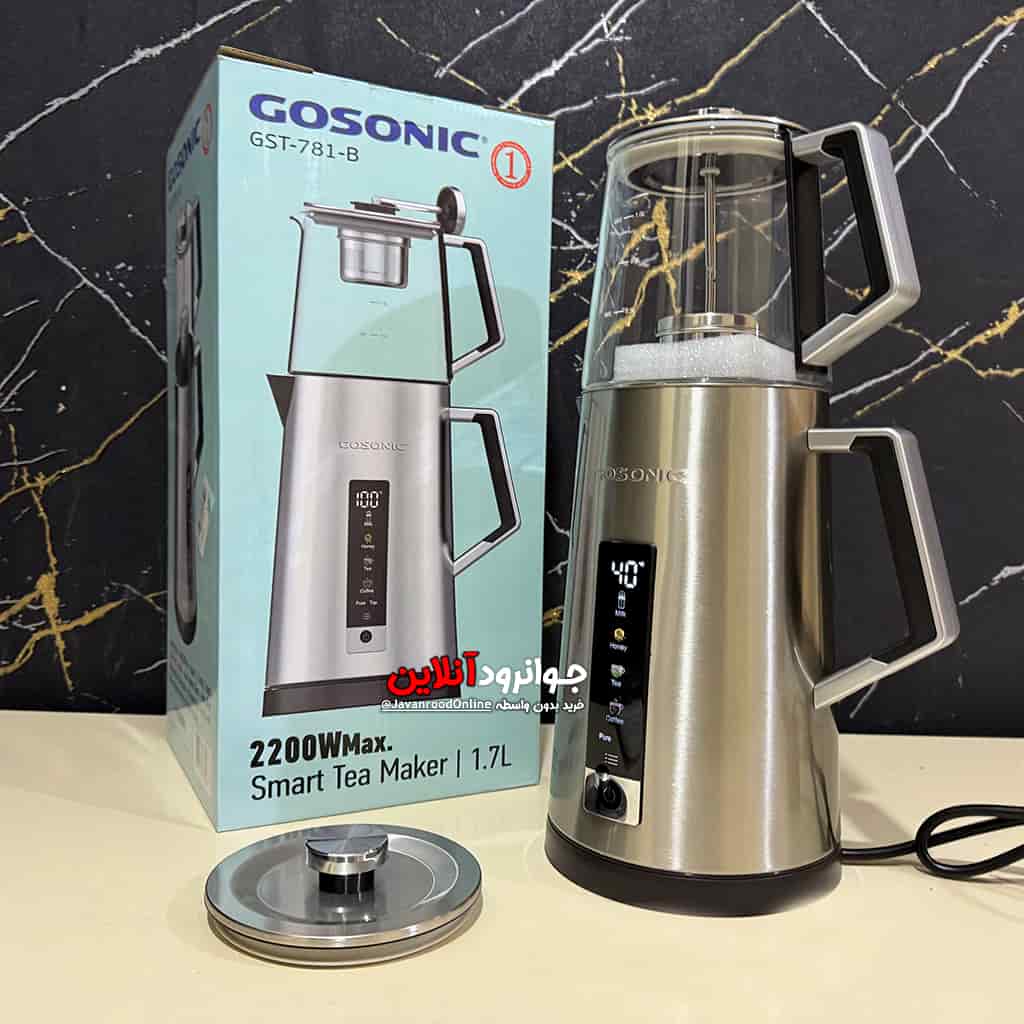 چای ساز گوسونیک GST-781-B 1 پنل لمسی روهم