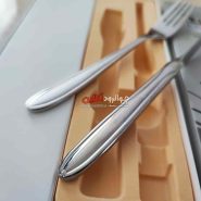 کارد و چنگال یونیک طرح دوتا استیل 12 پارچه 6 نفره Uni-2