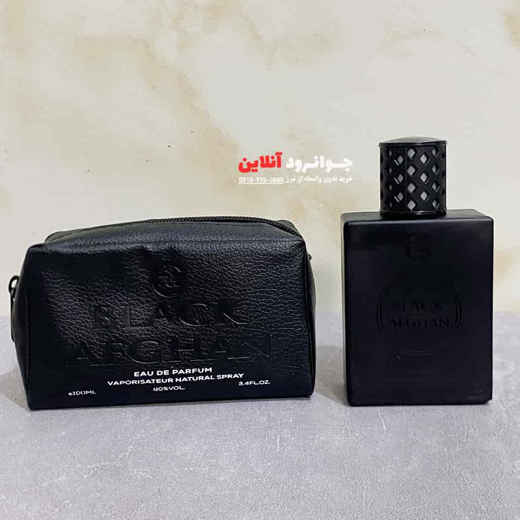 ادکلن بلک افغان black afghan کیف چرمی حجم 100 میل