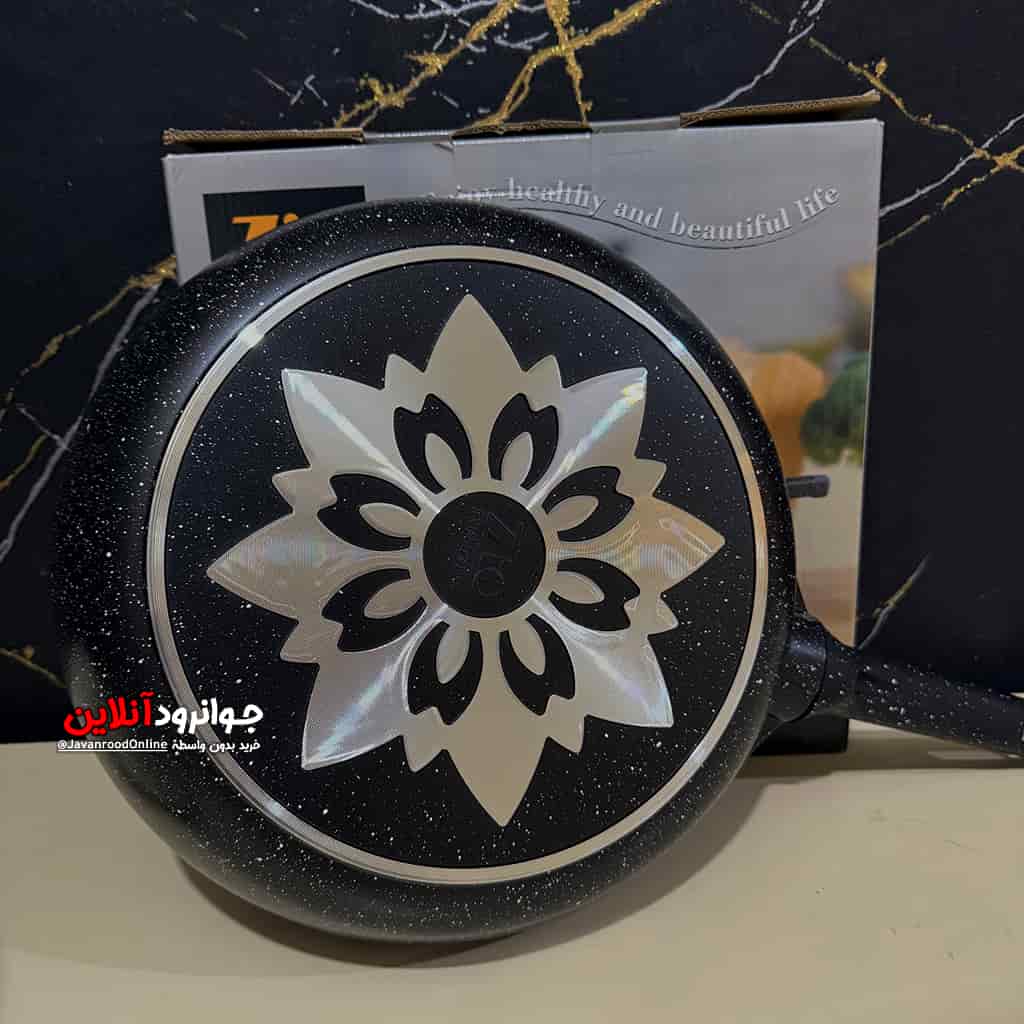 تابه زیو دسته بلند سایز 32 گرانیتی مدل Z-4032 Zio