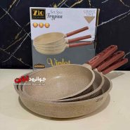 تابه دسته بلند زیو 3 عدد گرانیتی ZIO ZFS-8505S28