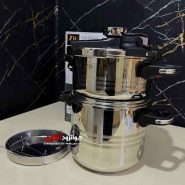 زودپز روگازی دوقلو زیو 5+7 لیتر ZPC-1655S07 Zio