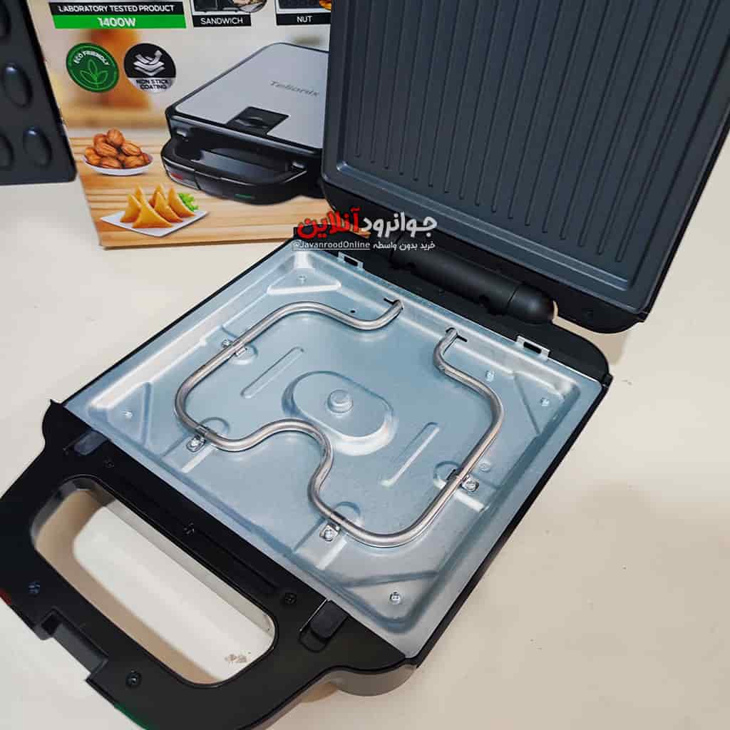 اسنک ساز ساندویچ ساز تلیونیکس 6 کاره 1400 وات TSM1233 Telionix