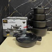 سرویس قابلمه زیو ZCS-8630 5S32 Orchid Series گرانیت 10 پارچه