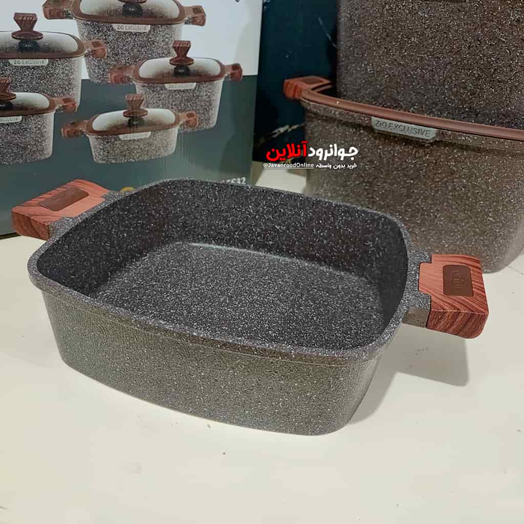 سرویس قابلمه زیو مربع 10 پارچه ZIO ZCS-8300 5S32