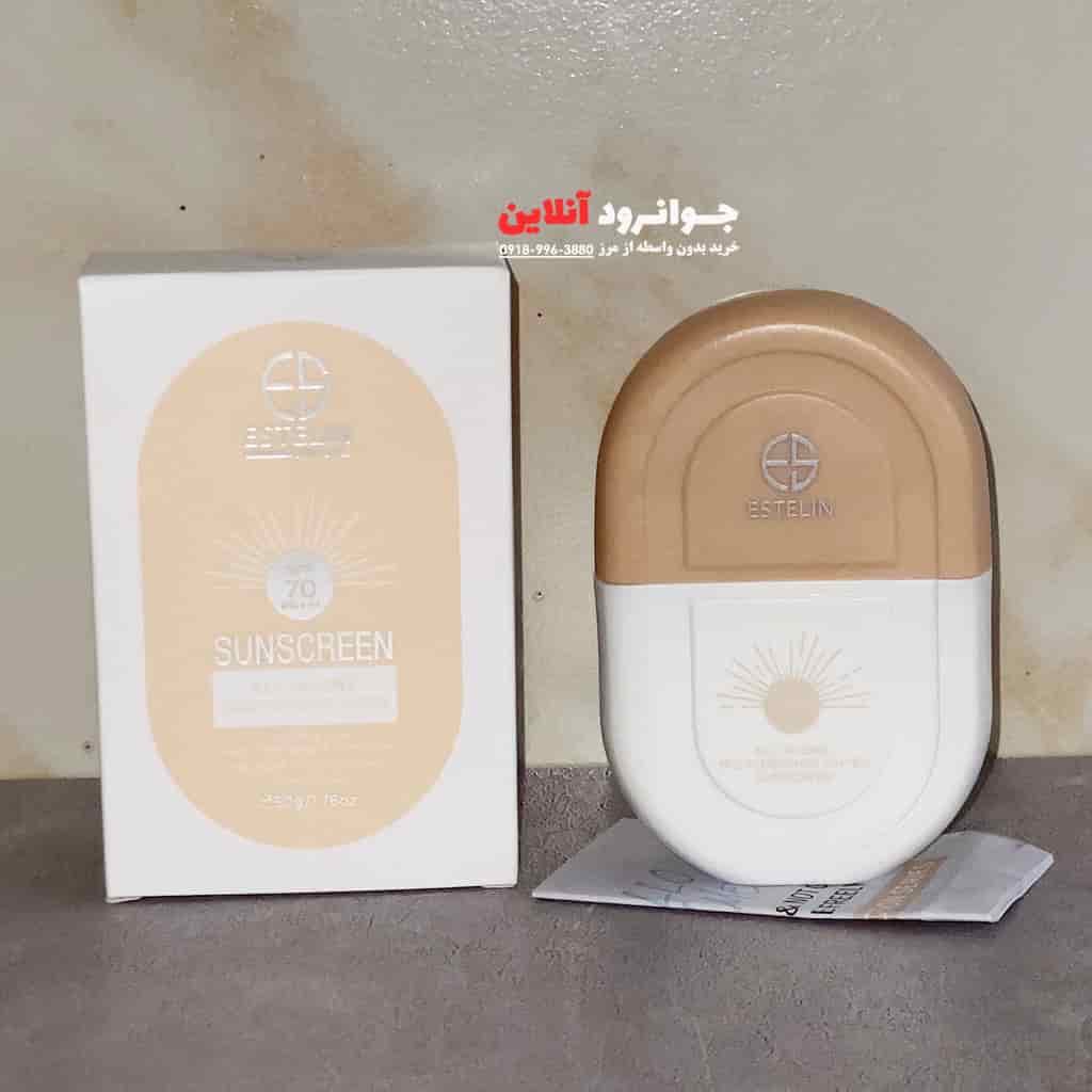 کرم ضد آفتاب استلین رنگی spf70 ضد پیری با حجم 50گرم