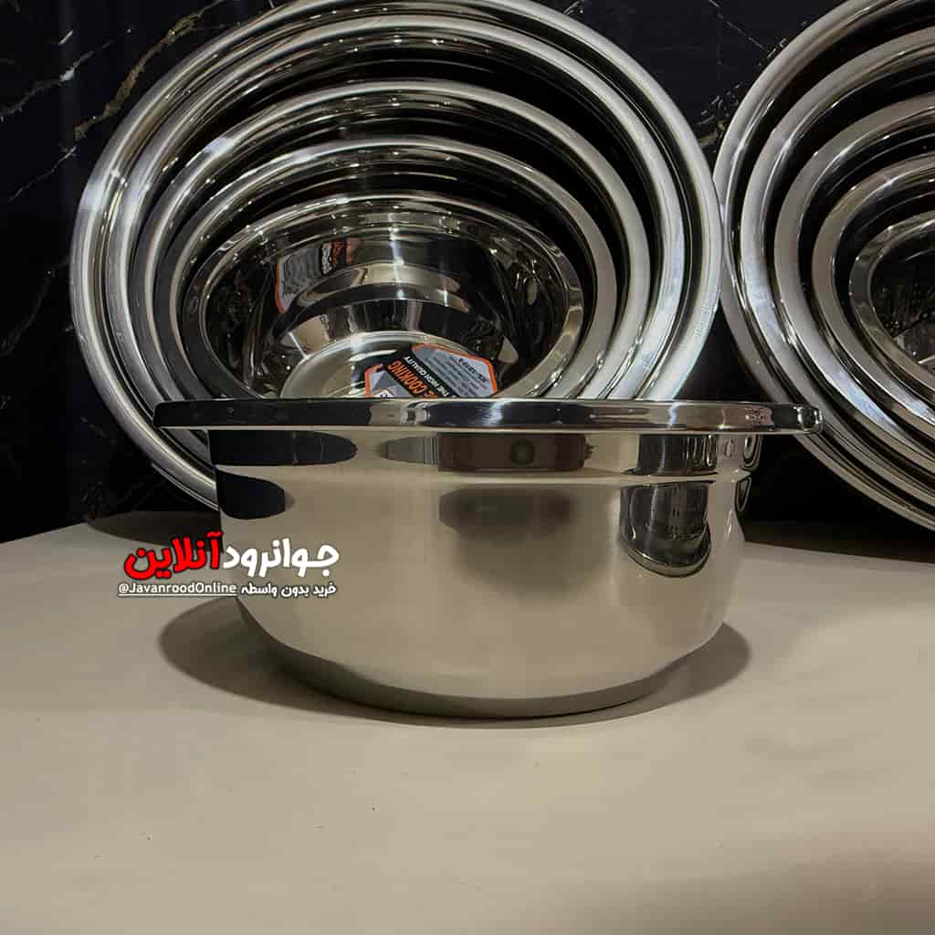 آبکش لگن یونیک 12 پارچه استیل ستاره دار اصلی Unique UN-12