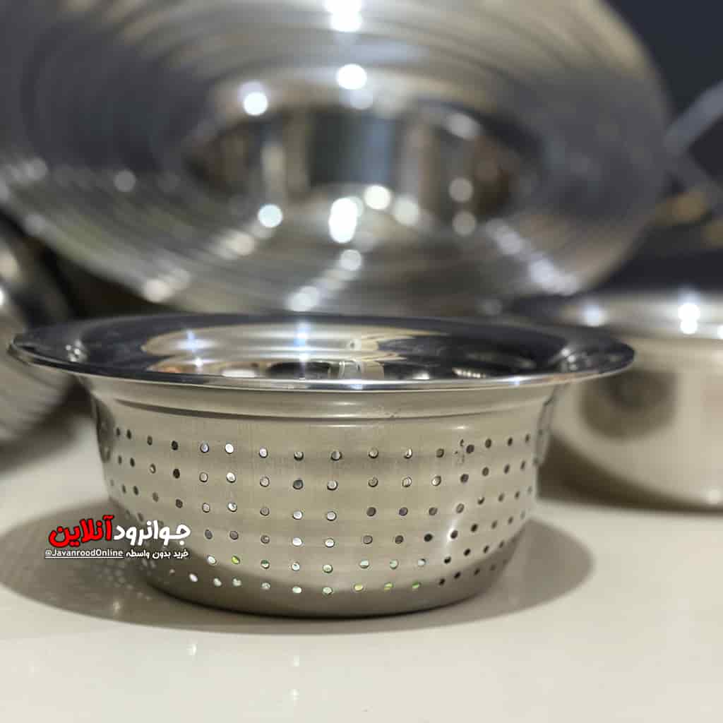 آبکش لگن یونیک 22 پارچه 3 میل بدون درب Unique 11Pcs