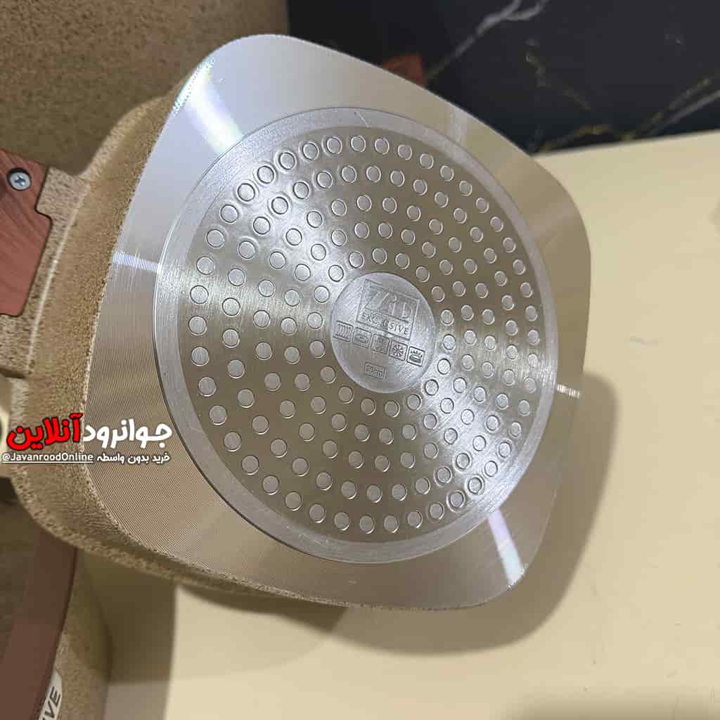 قابلمه زیو مربع 10 پارچه گرانیت سنگی ZCS-8300 Zio کرمی