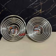 آبکش لگن یونیک 12 پارچه استیل ستاره دار اصلی Unique UN-12