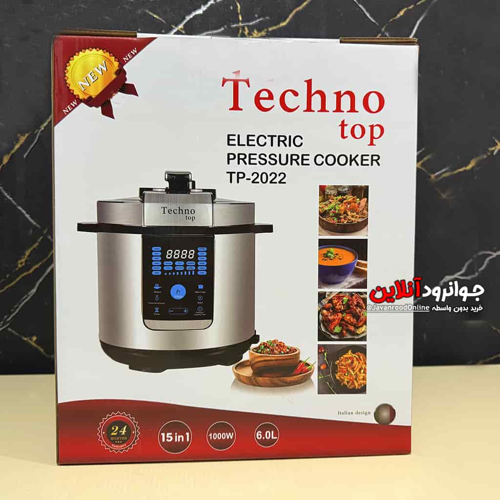 زودپز برقی تکنو تاپ 15 کاره 6 لیتر Techno TOP TP-2022