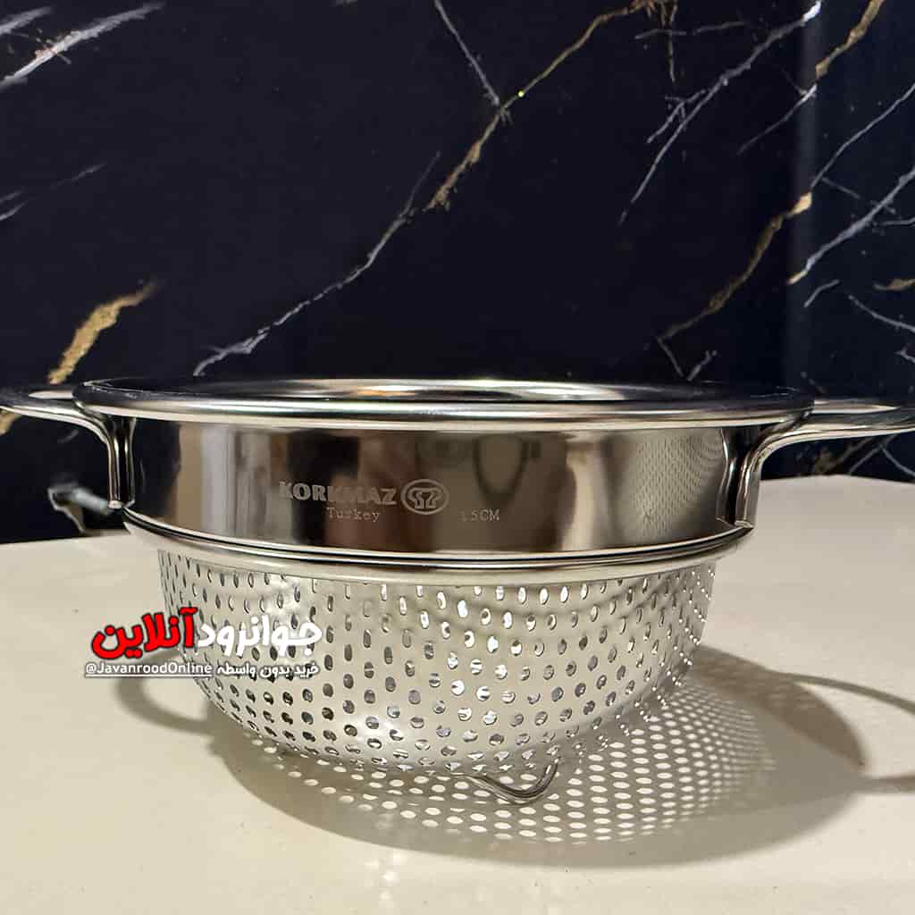 سرویس آبکش 10 عددی کرکماز پانچ دسته دار اصلی Korkmaz