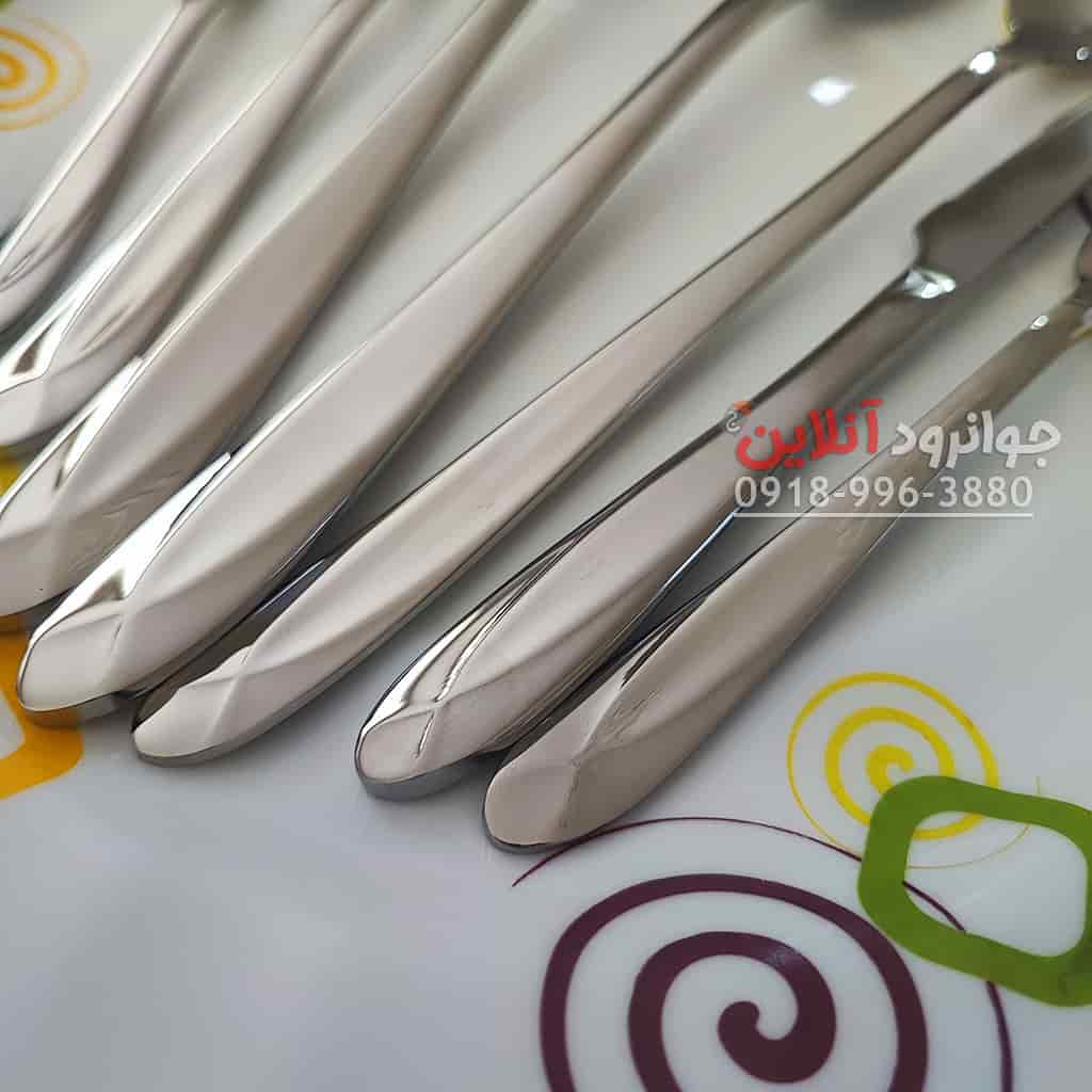 سرویس قاشق چنگال یونیک دولا 120 پارچه استیل اروپایی Unique DL-120