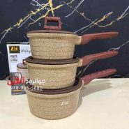 شیر جوش درب دار زیو 3 عددی گرانیتی ZIO ZMP-8457