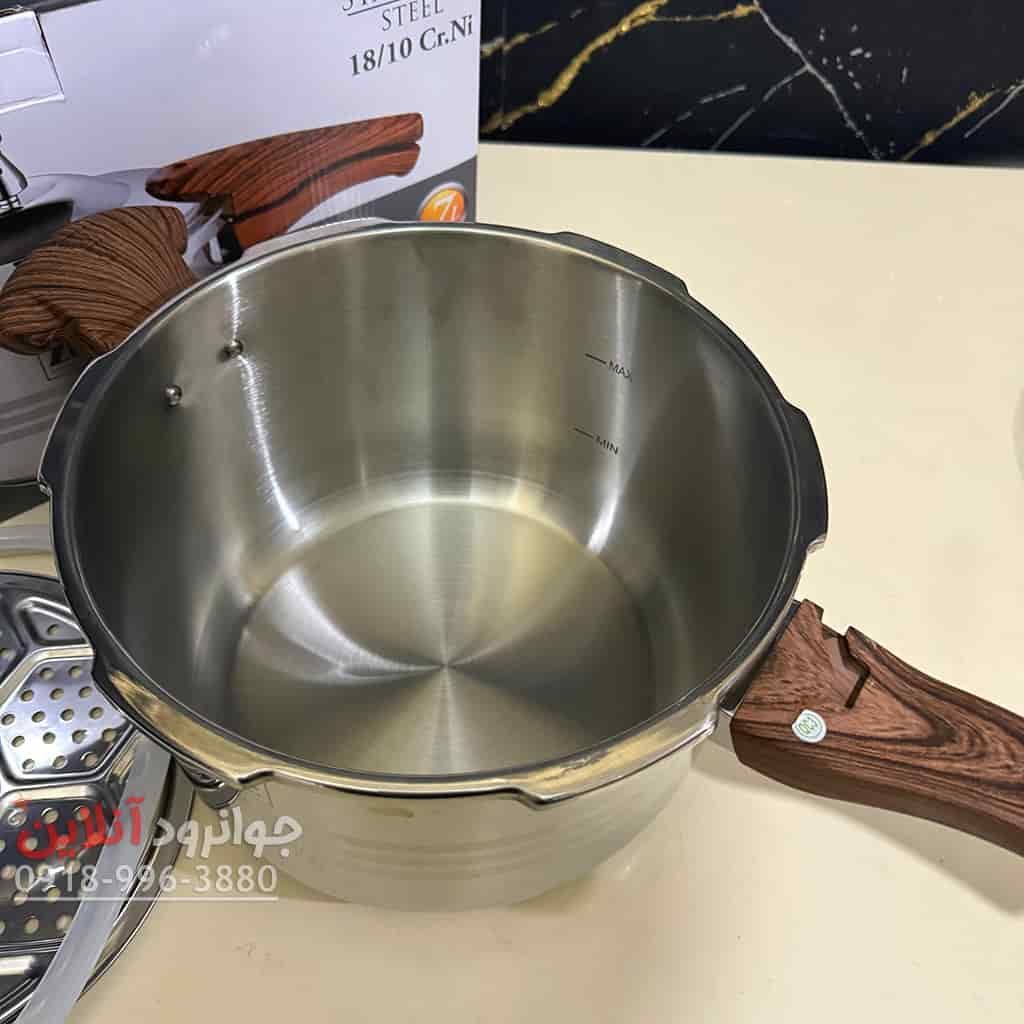زودپز دسته دار زیو 9 لیتر روگازی ZIO ZPC-1603L09