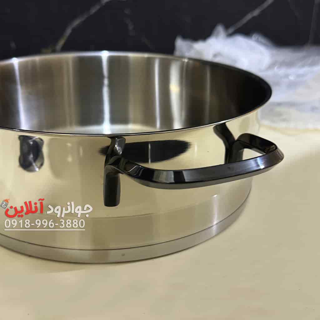 سرویس قابلمه استیل زیو 8 پارچه بابیلون سایز 28 مدل ZIO Babylon ZCS-1378S28