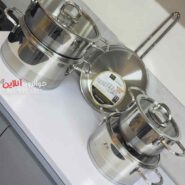 سرویس قابلمه استیل زیو برلین 9 پارچه ZCS-1460 Zio Series Berlin