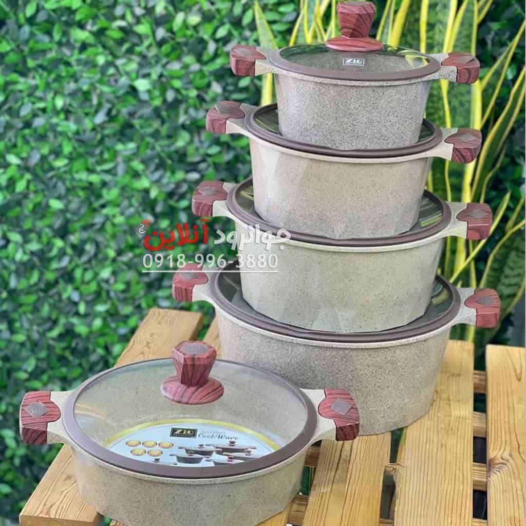 سرویس قابلمه زیو ZCS-8500 Zio سری دایموند 10 پارچه