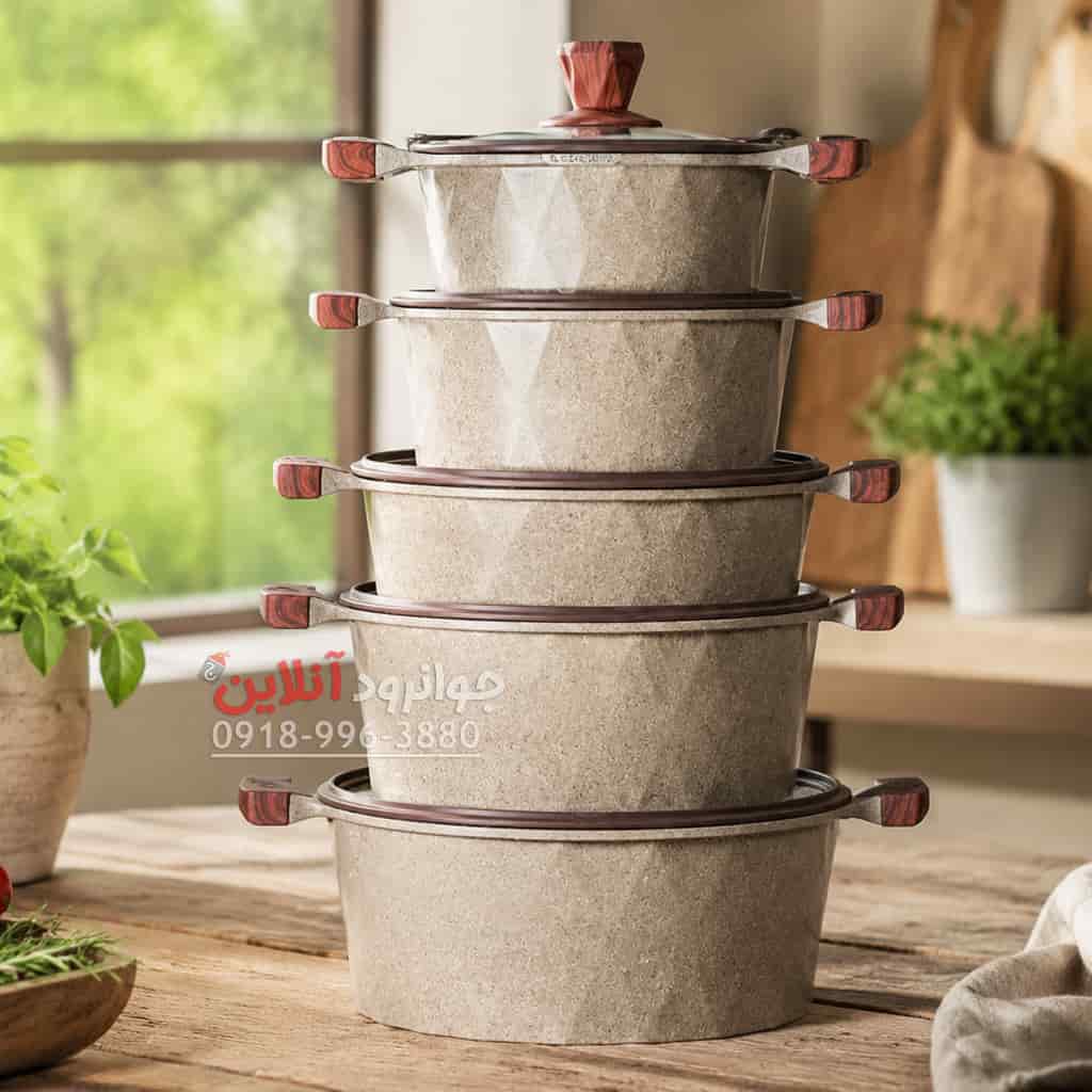 سرویس قابلمه زیو ZCS-8500 Zio سری دایموند 10 پارچه
