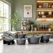 سرویس قابلمه زیو ZCS-8640 Zio Orchid Series گرانیت 10 پارچه