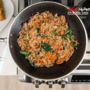 سرویس قابلمه کف لیزری زیو استیل 8 پارچه ZCS-1556 4S26
