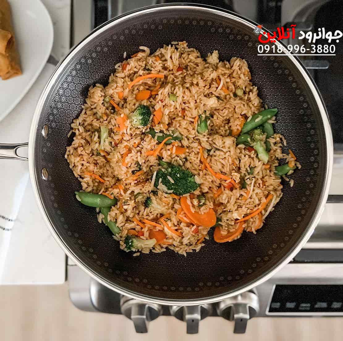 سرویس قابلمه کف لیزری زیو استیل 8 پارچه ZCS-1556 4S26