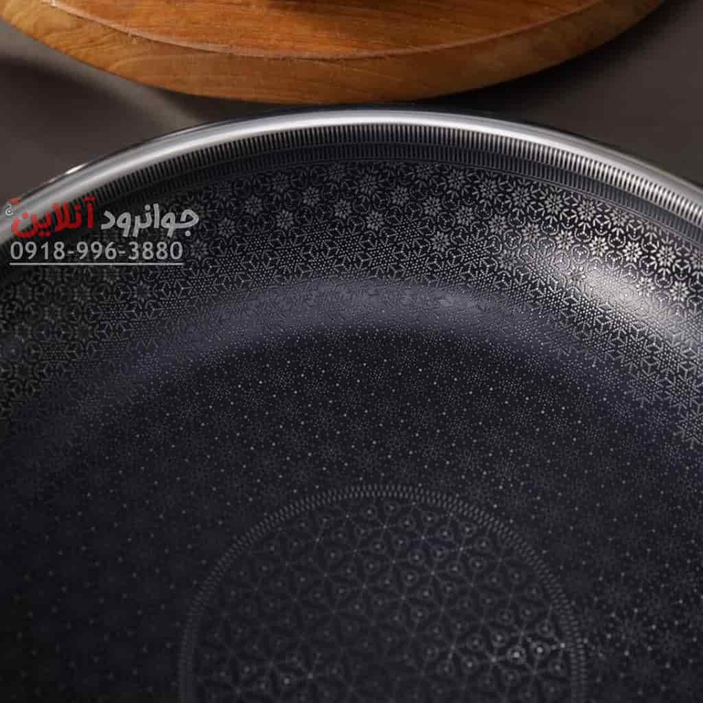 سرویس قابلمه کف لیزری زیو استیل 8 پارچه ZCS-1556 4S26