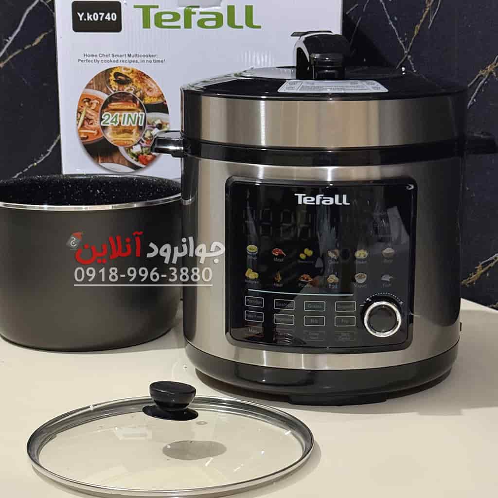 زودپز تفال 6 لیتر 2200 وات 24 کاره Tefall Y.K0740