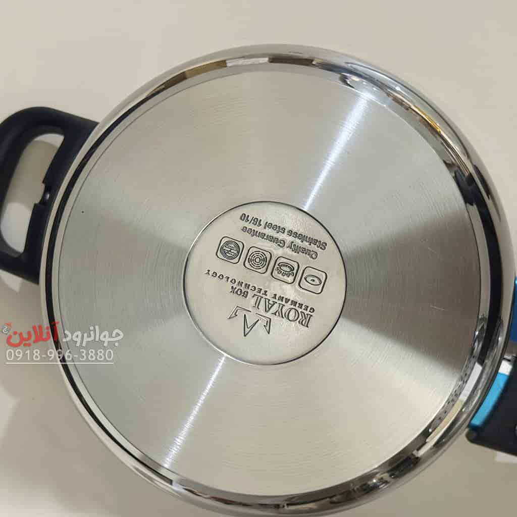 زودپز روگازی دوقلو رویال 6+8 لیتر AM-0396 Royal Box