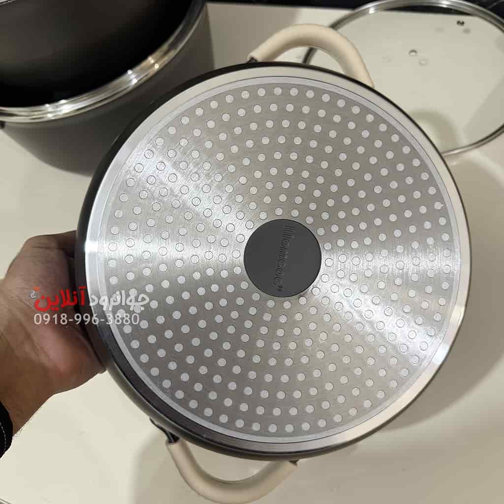 سرویس قابلمه مام کوک 10 پارچه گرانیتی Momcoc FL1076T