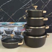 سرویس قابلمه مام کوک 10 پارچه گرانیتی Momcoc FL1076T