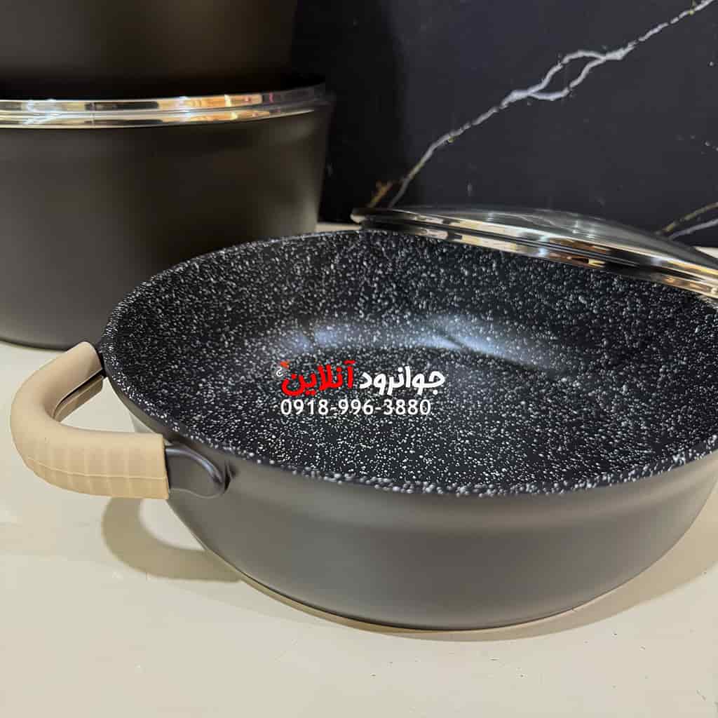 سرویس قابلمه مام کوک 10 پارچه گرانیتی Momcoc FL1076T