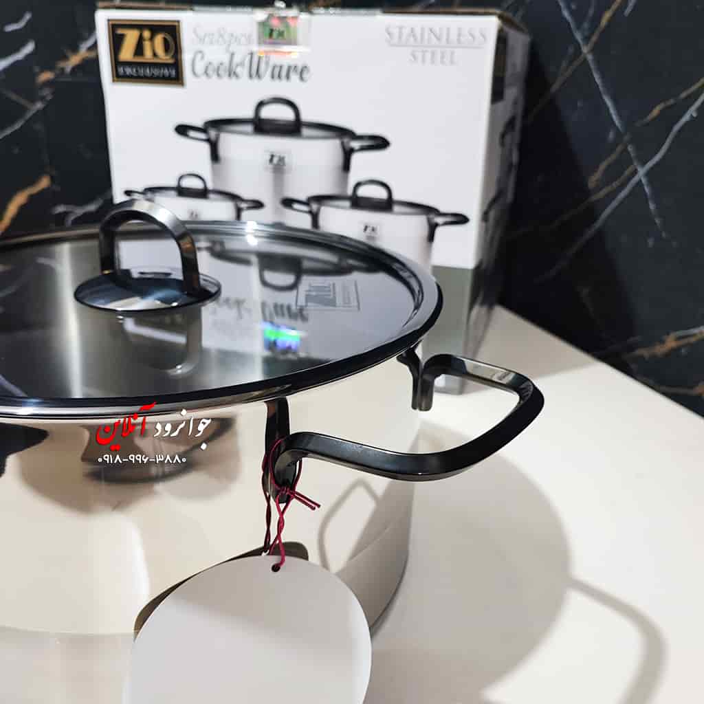 قابلمه استیل تک زیو سایز 28 طرح مات ZIO Babylon ZCS-1378S28