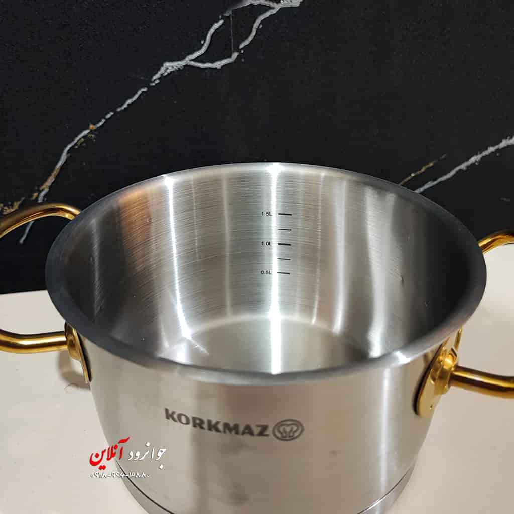 قابلمه استیل کرکماز 8 پارچه Korkmaz Tencere Seti A1148 Proline